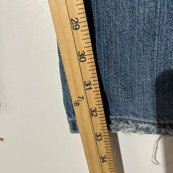 Lucky Brand Bootcut Distressed 5 Pocket Casual Blue Denim Jeans Women’s Size 30 - Picture 6 of 8
